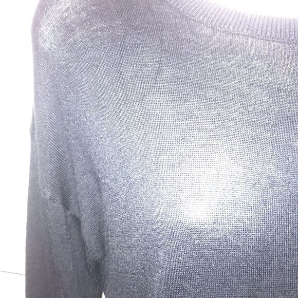 NEW! Philosophy Crew Neck Navy Tunic Sweater- Size Medium - Picture 4 of 10